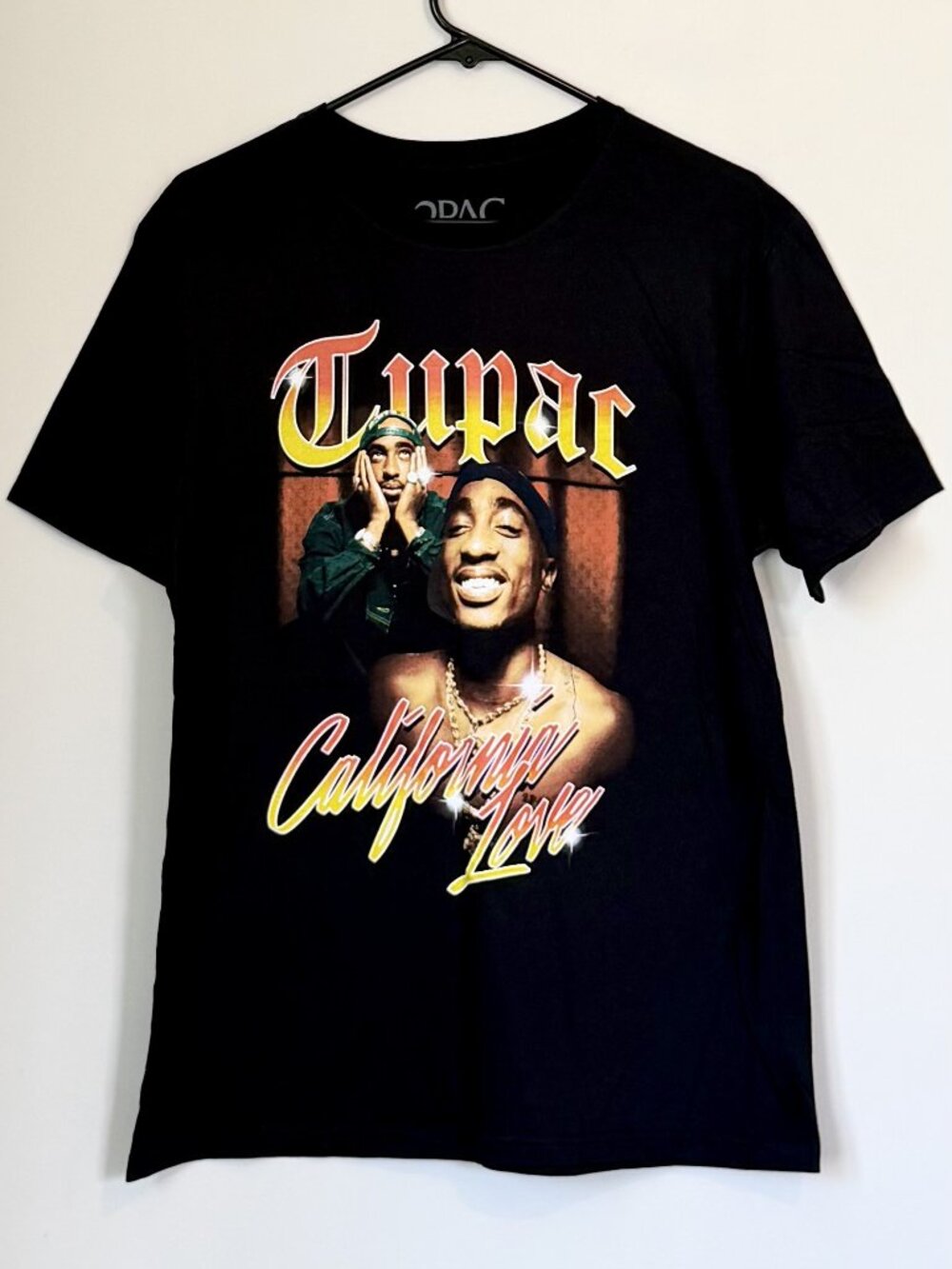Tupac 'California Love' Graphic Tee - Size: Medium